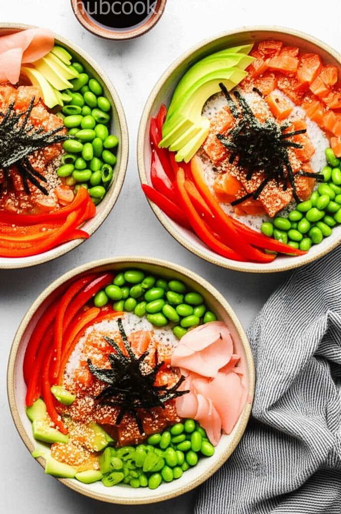 Do-It-Yourself Salmon Poke Bowls