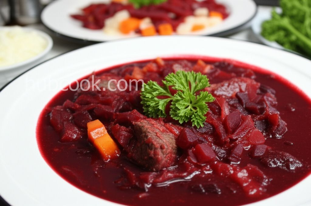 Kyera's Hearty Beef Borscht