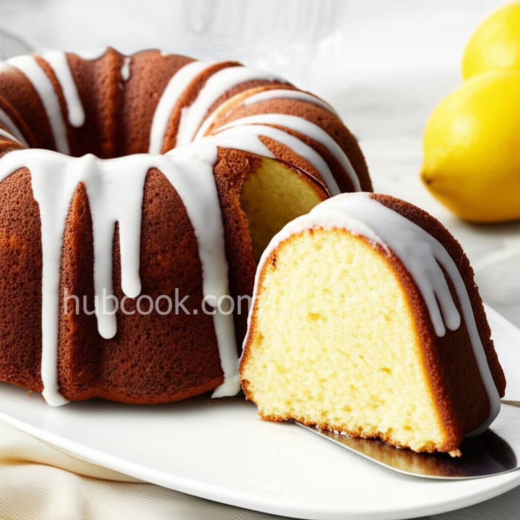 Lemon Pound Cake with Aunt Evelyn's Lemon Glaze