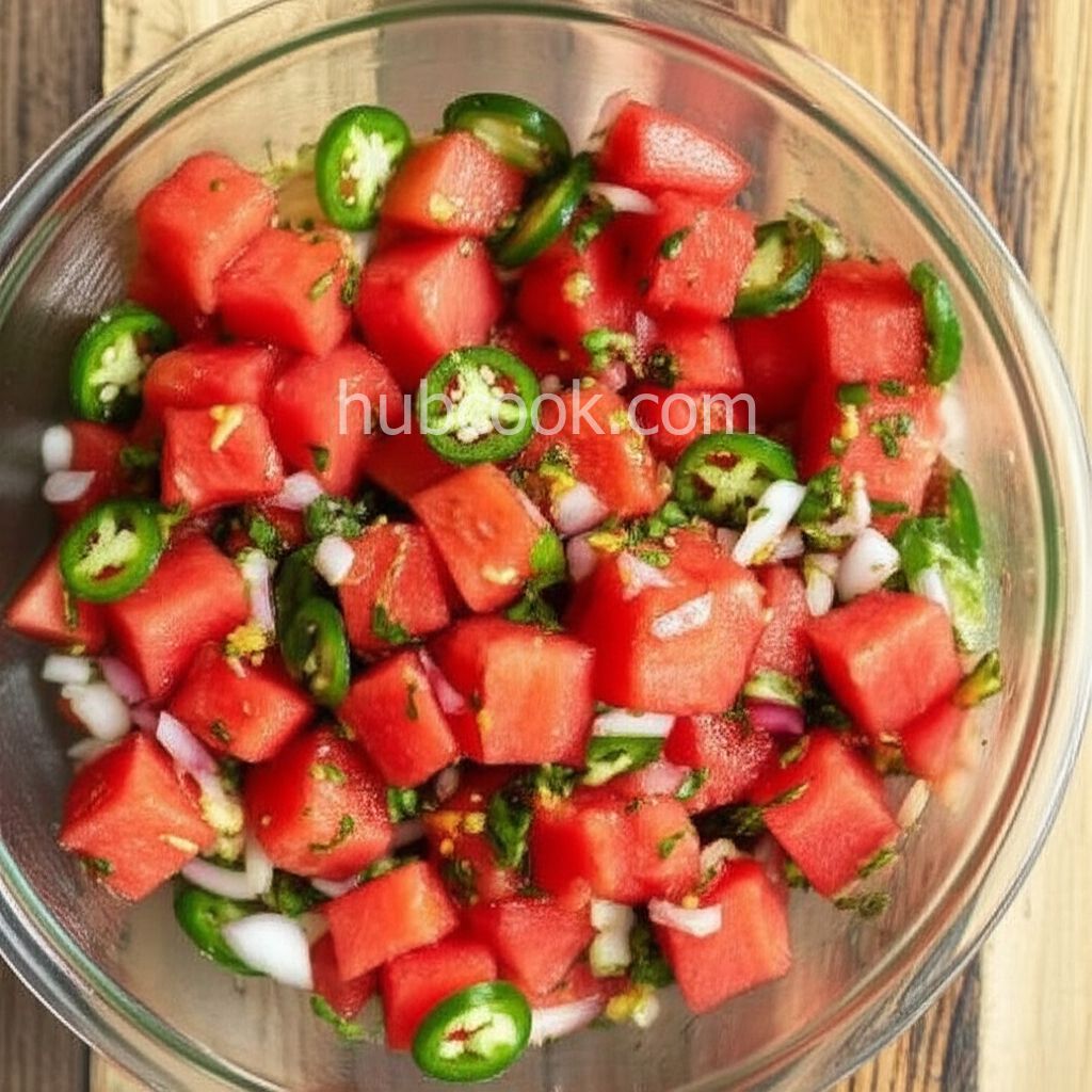 Uncle Jon's Watermelon Salsa