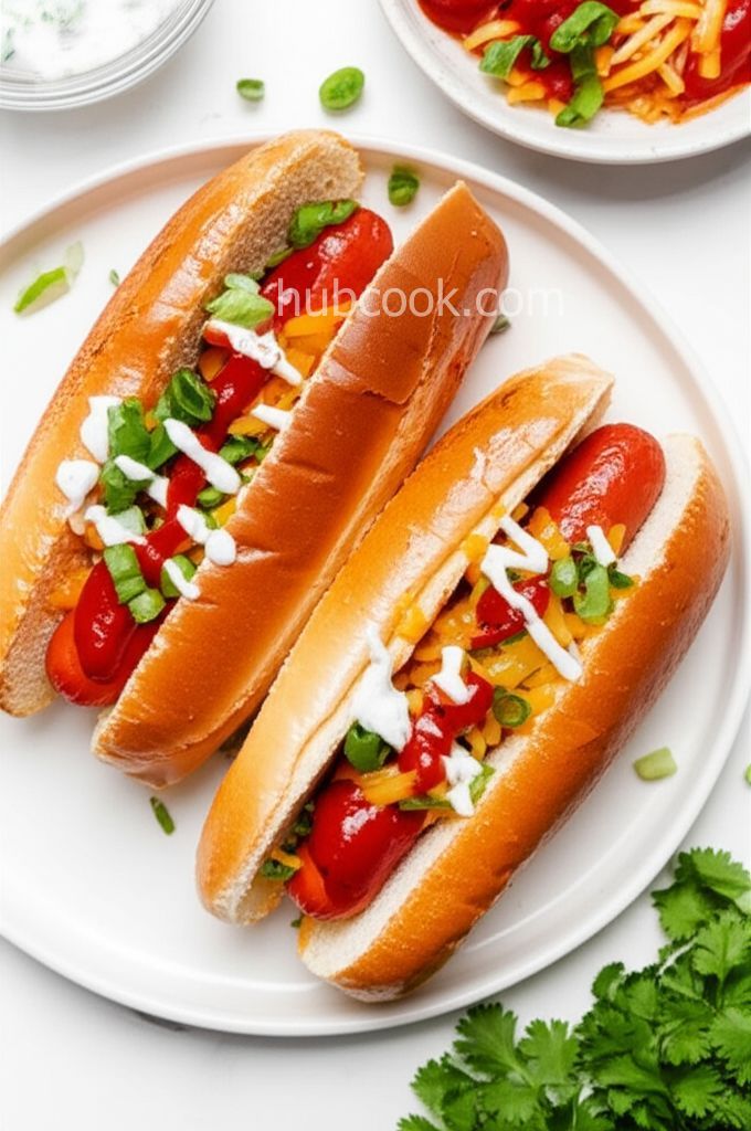 Air-Fried Taco Dogs