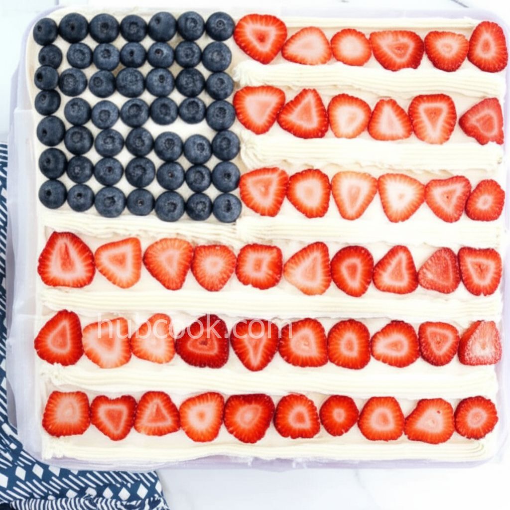 All-American Flag Cake