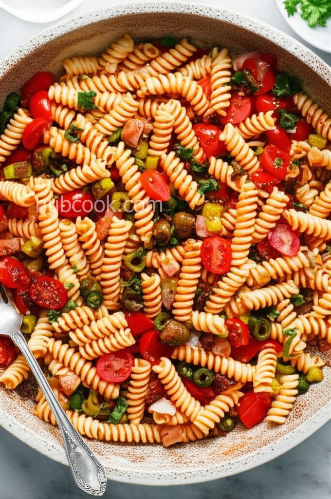 Bloody Mary Pasta Salad