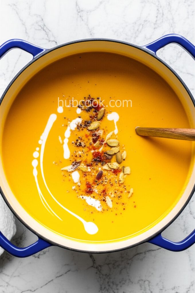 Blue Hubbard Squash Soup