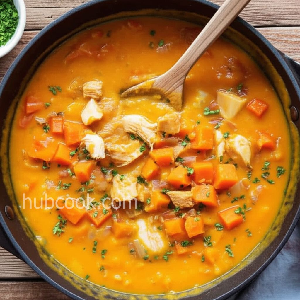 Butternut Squash, Chicken, and Quinoa Soup