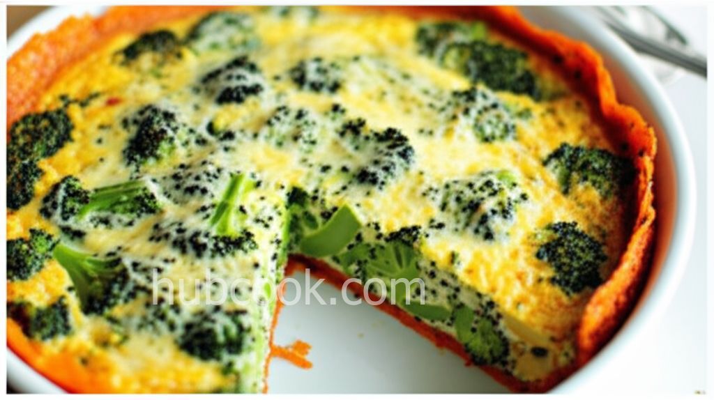 Carrot Crust Broccoli Quiche