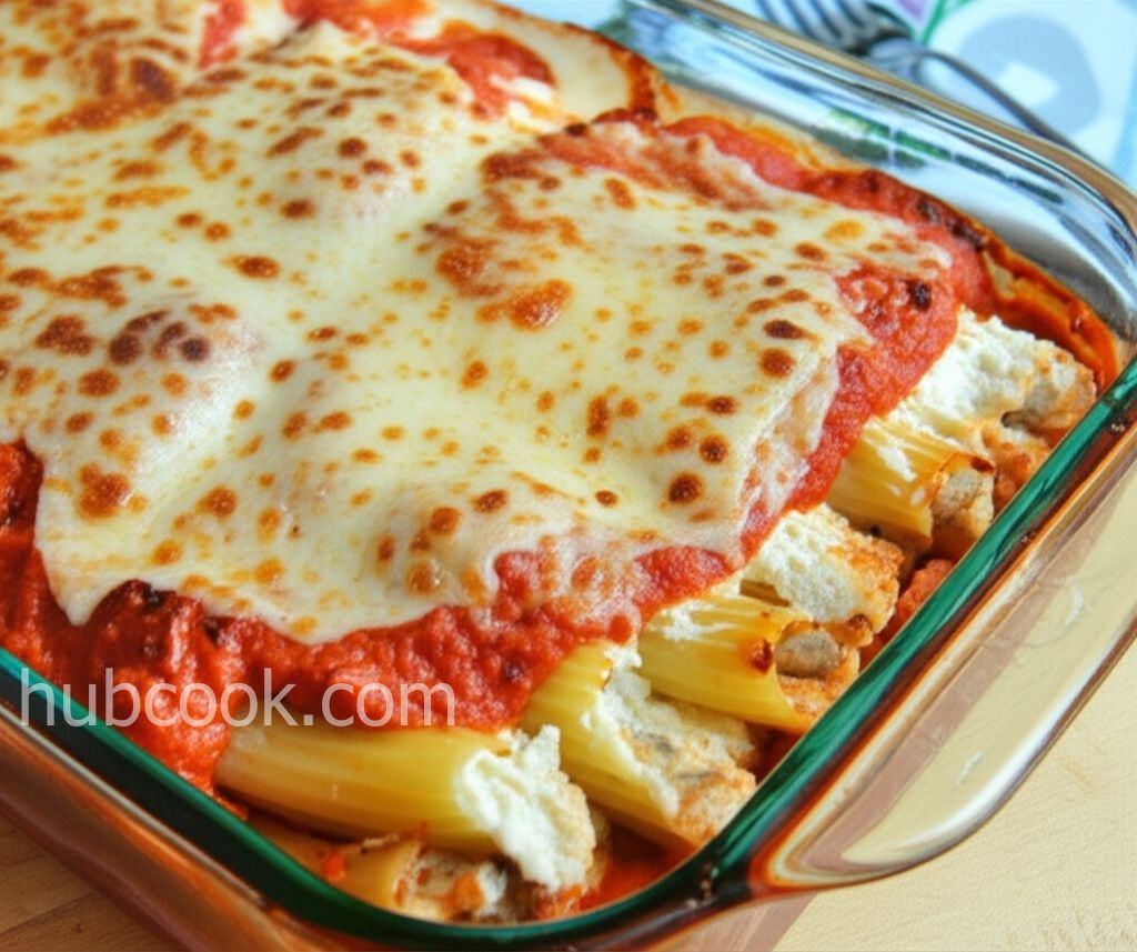 Cheese Stuffed Manicotti