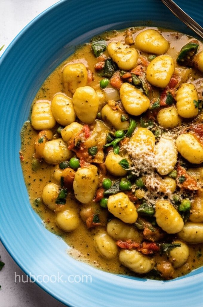 Creamy Gnocchi with Vegetables