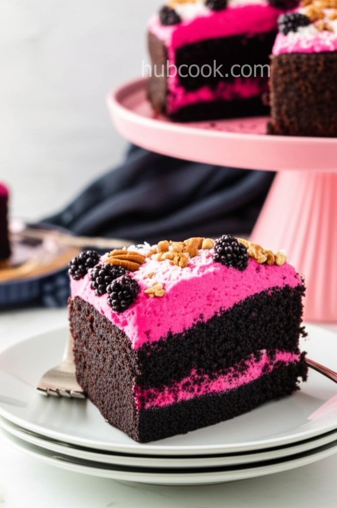 Crisp Evenings Blackberry Cake