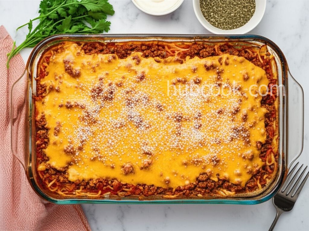 Easy Baked Spaghetti Casserole