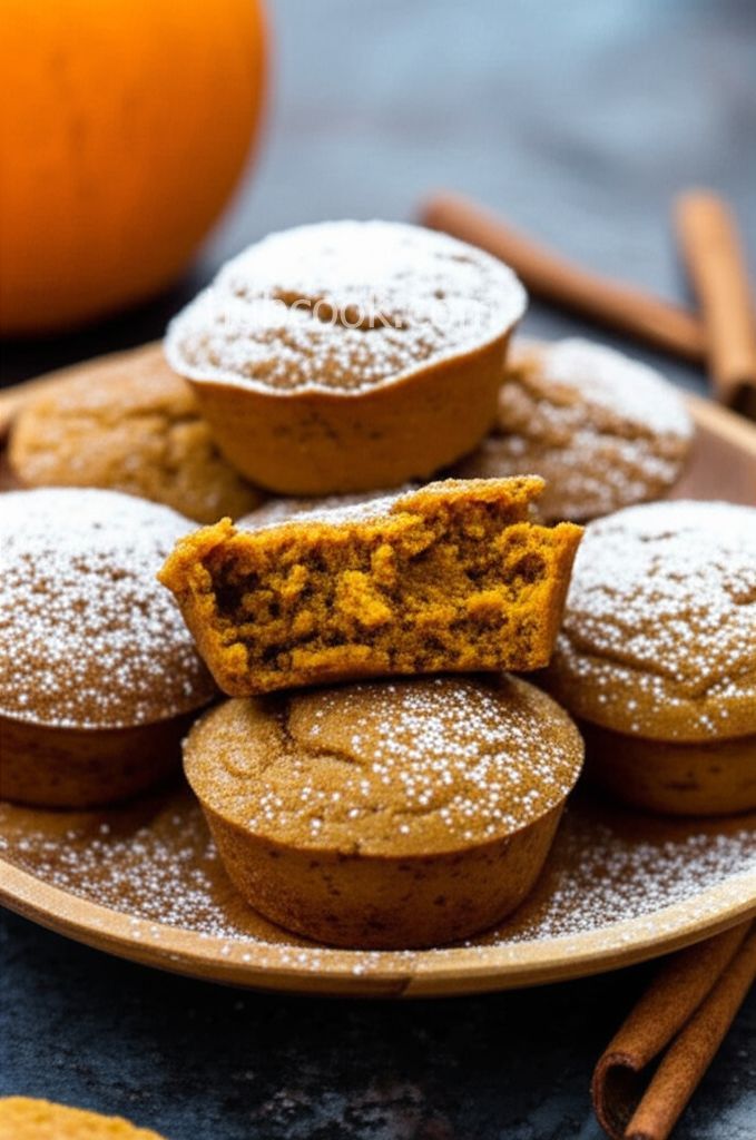 Flourless Spiced Pumpkin Muffin Bites