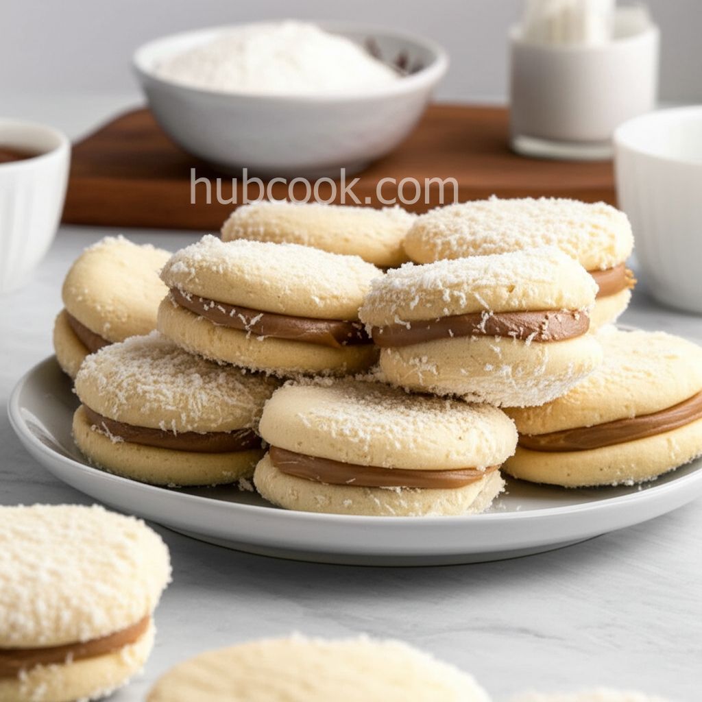 Gluten-Free Sandwich Cookies with Dulce de Leche (Alfajores)