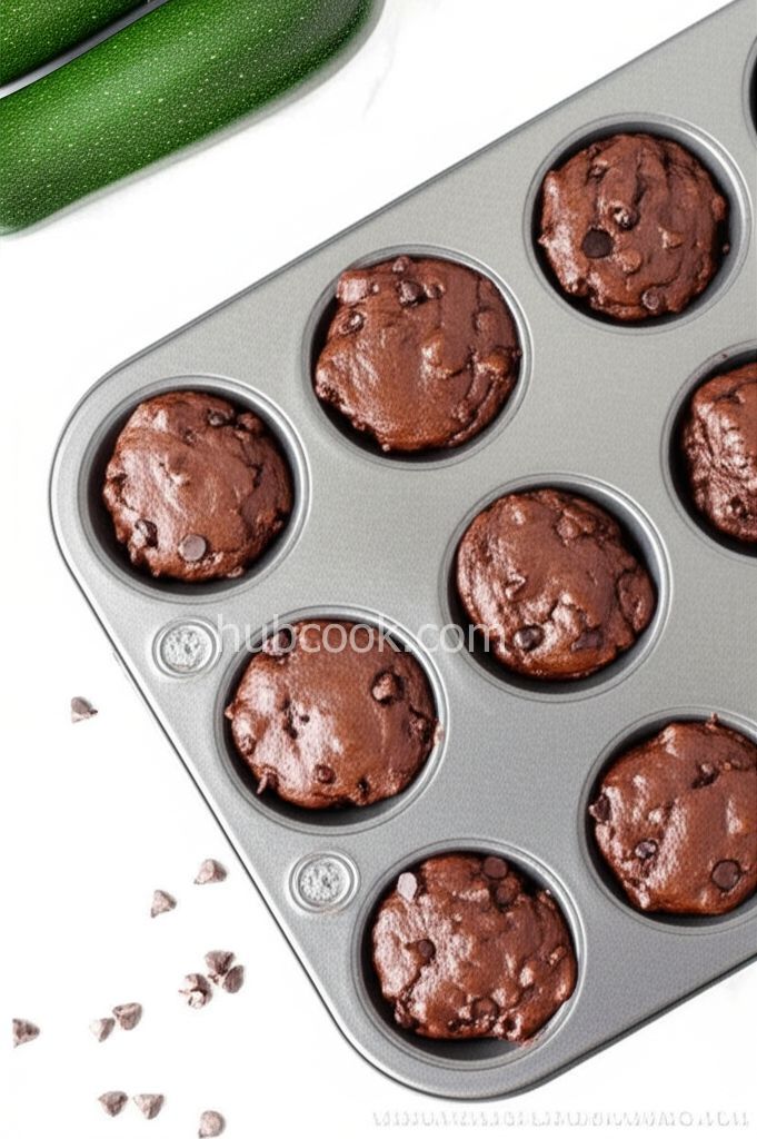 Low-Fat Chocolate Zucchini Mini Muffins