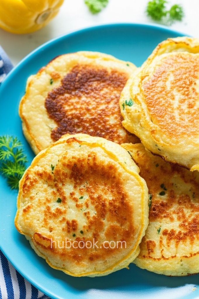 Pattypan Squash Pancakes