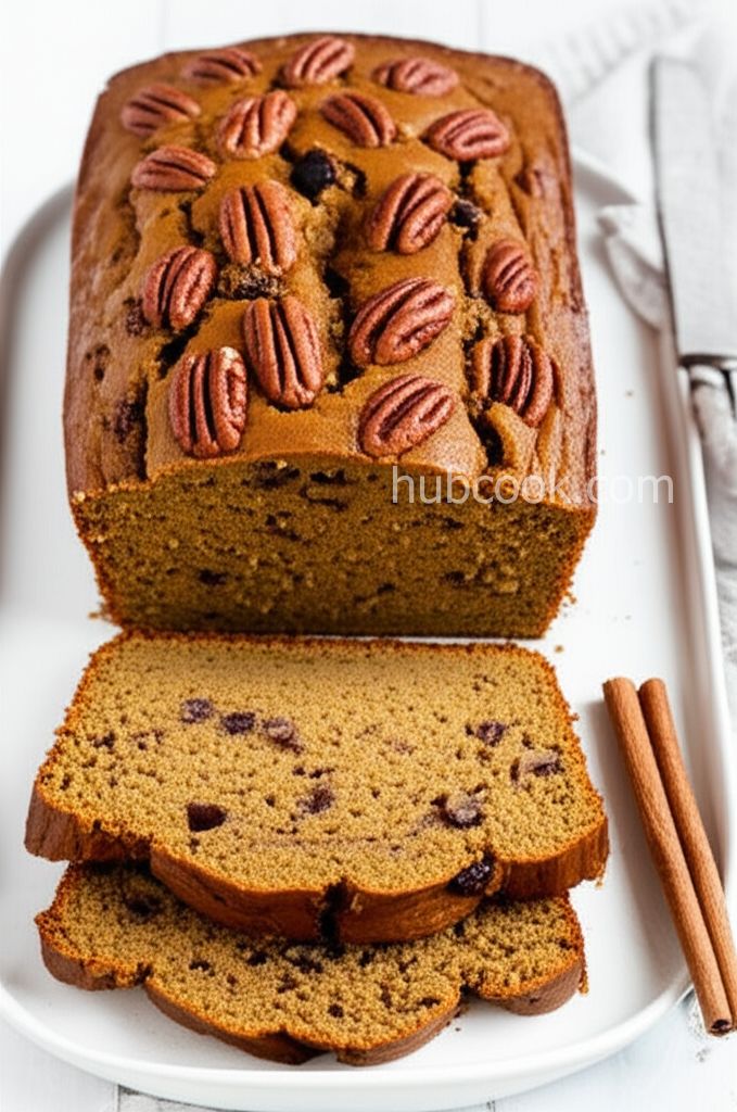 Pumpkin Bread with Raisins and Pecans
