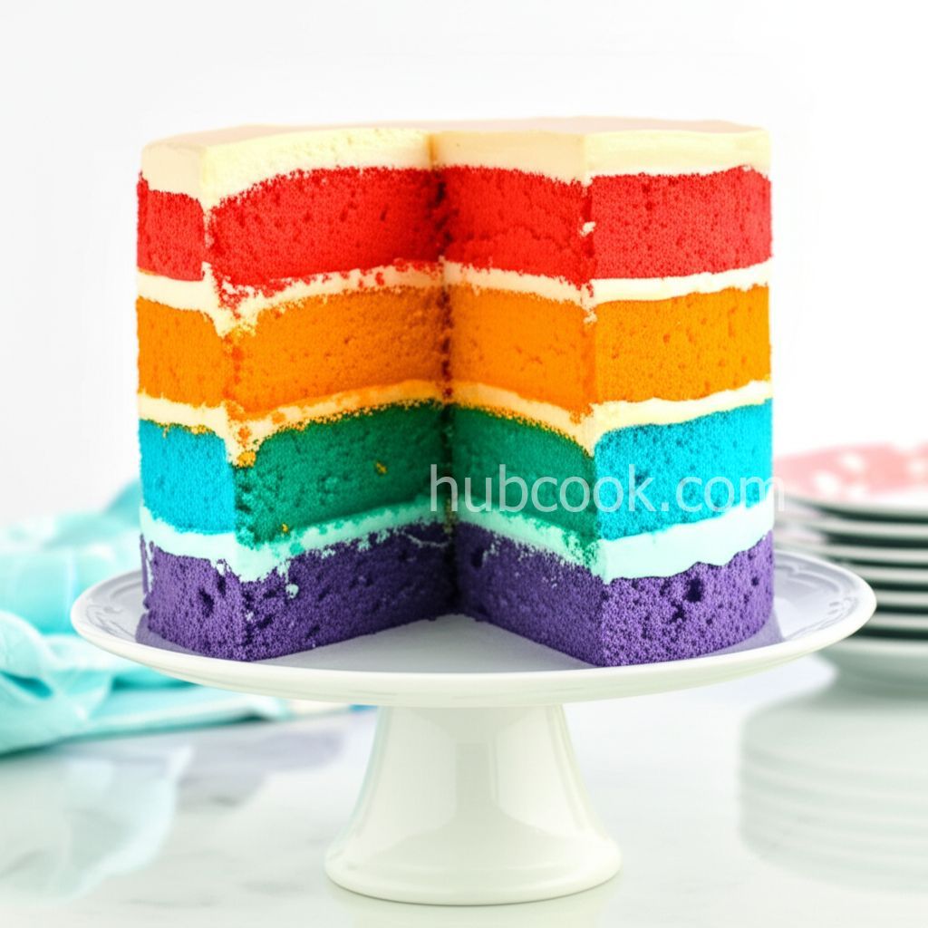 Rainbow Birthday Cake
