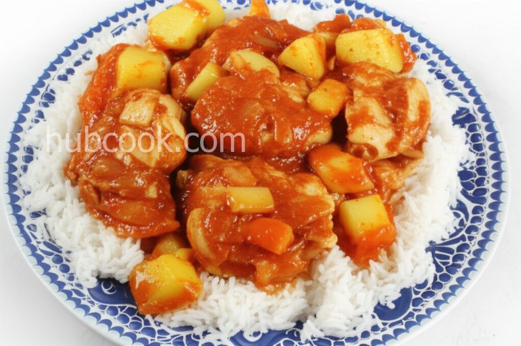 Red Chicken with Vegetables
