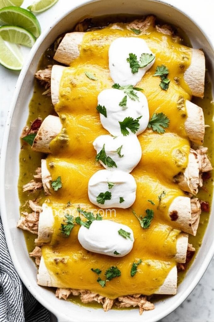 Rotisserie Chicken Enchiladas