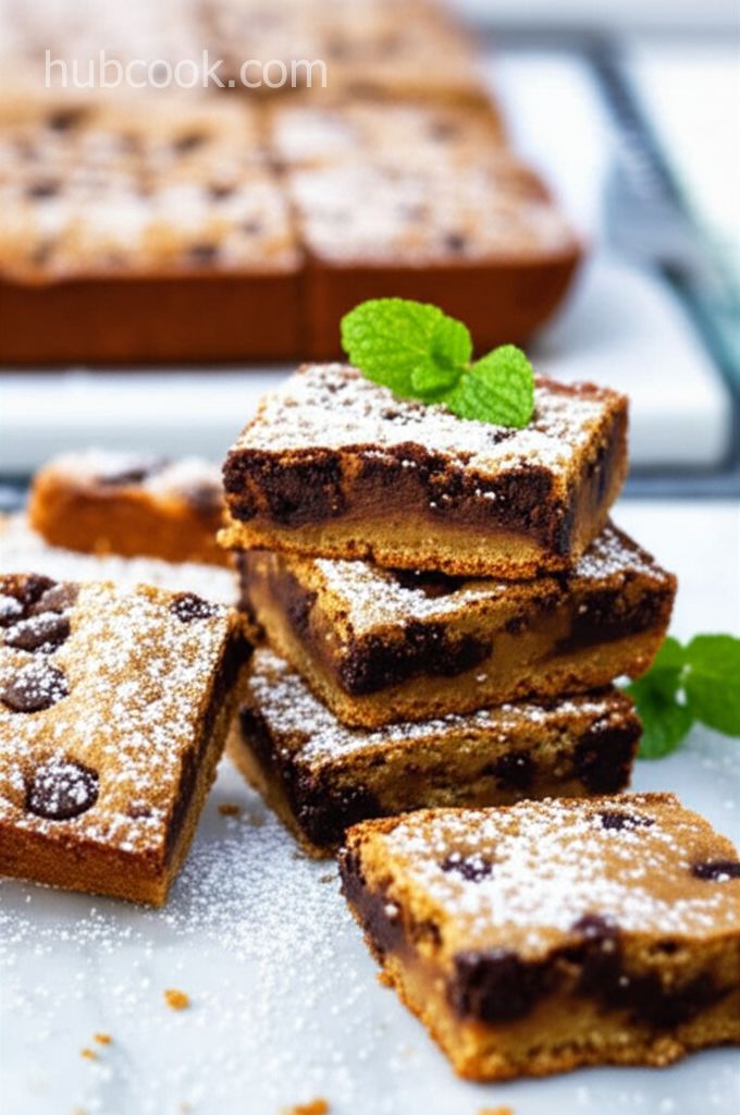 Spiced Chocolate Chip Banana Cookie Bars