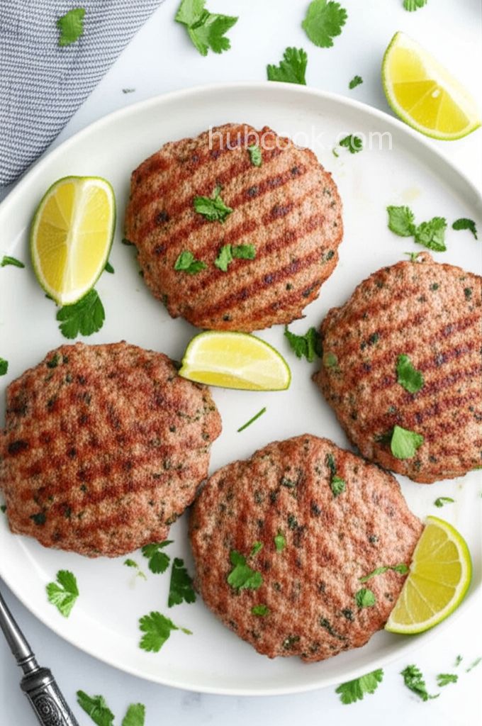 Spicy and Savory Broiled Turkey Burgers