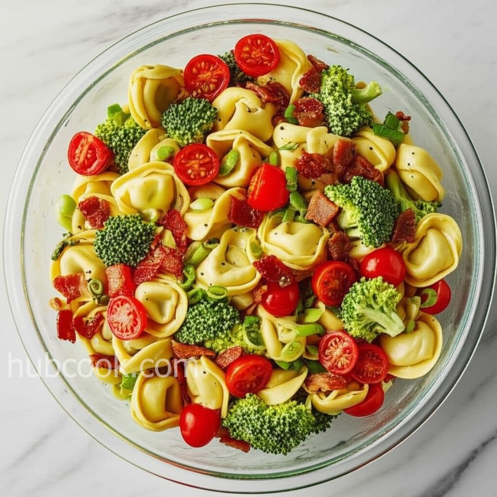 Tortellini Bacon Broccoli Salad