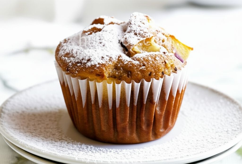 Yogurt, Banana, and Pear Muffins