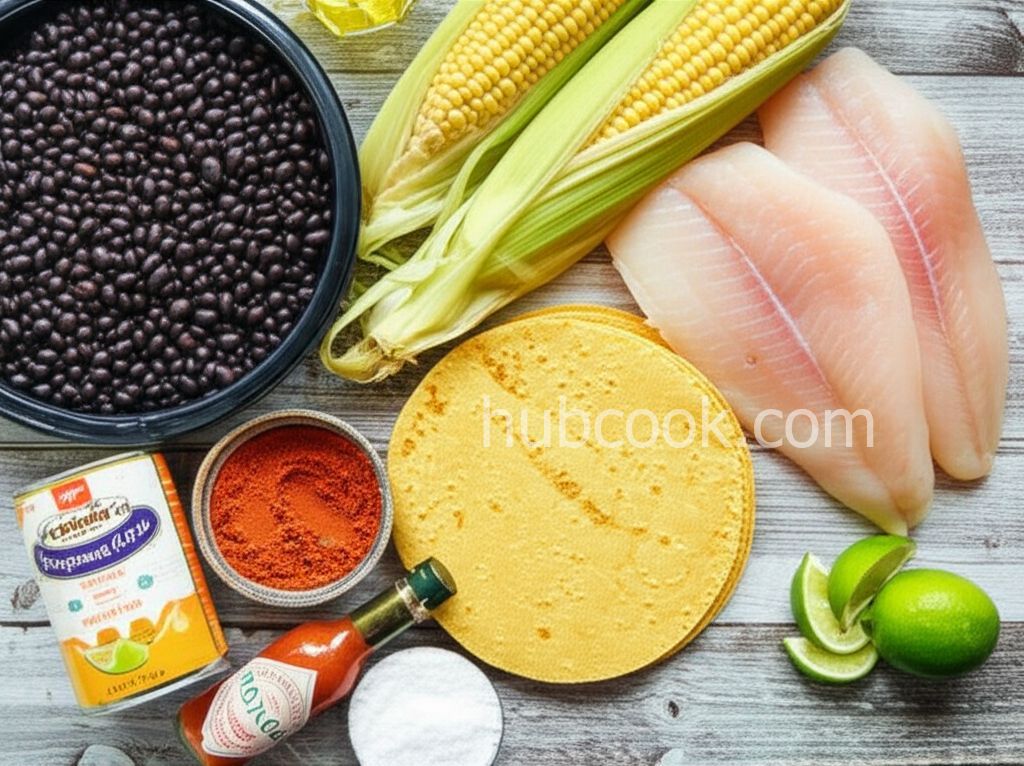 Air Fryer Blackened Fish Tacos