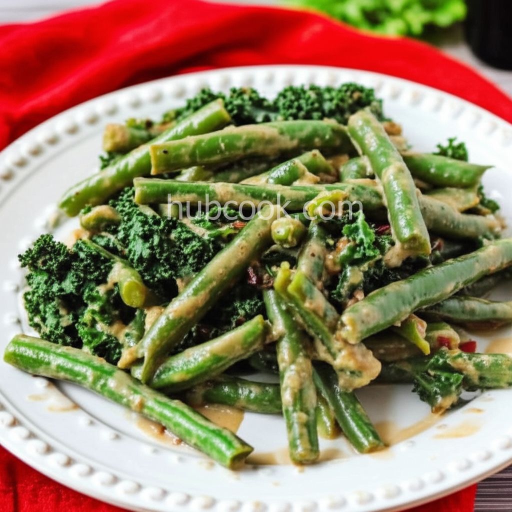 Awesome Green Beans with Kale