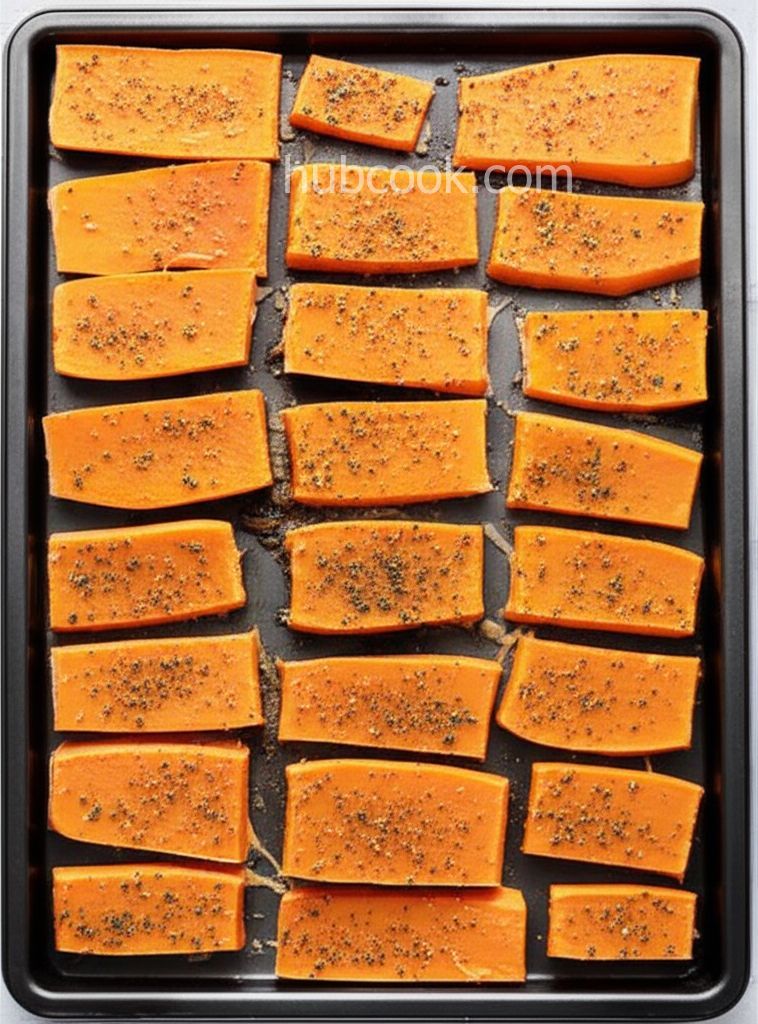 Baked Butternut Squash with Garlic and Cheese