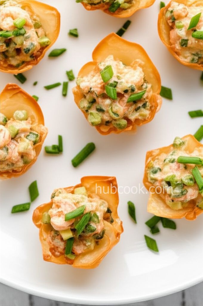 Baked Shrimp Wontons