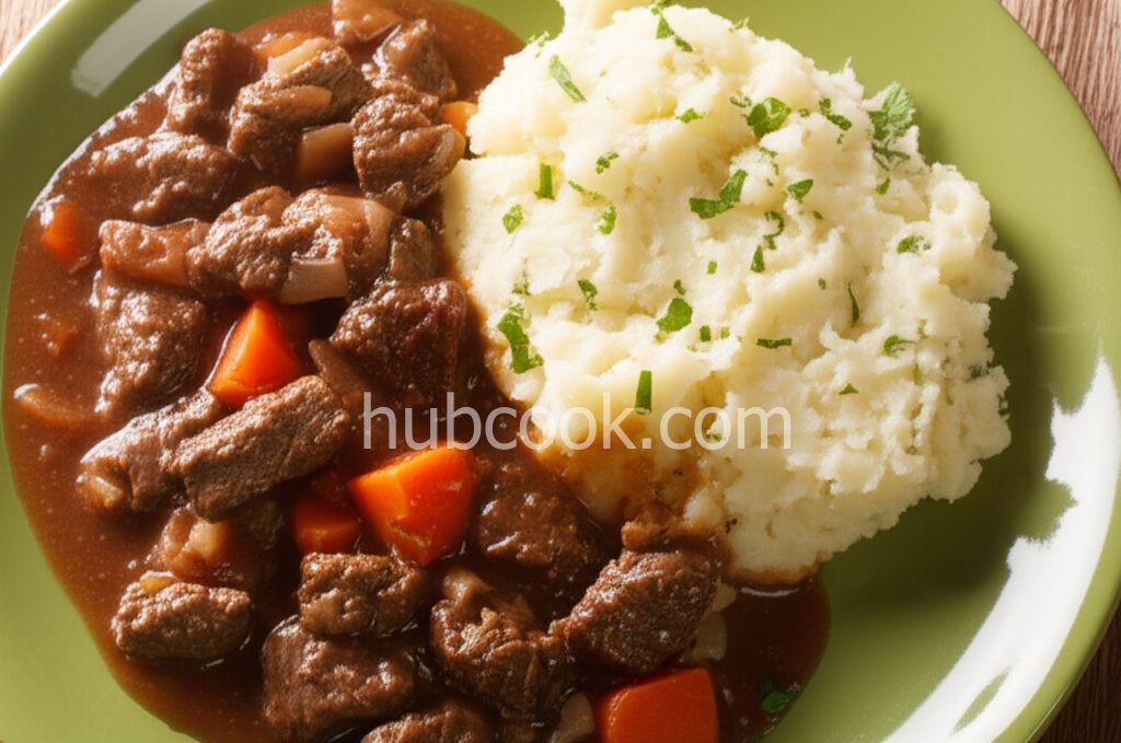 Beer-Braised Irish Stew and Colcannon