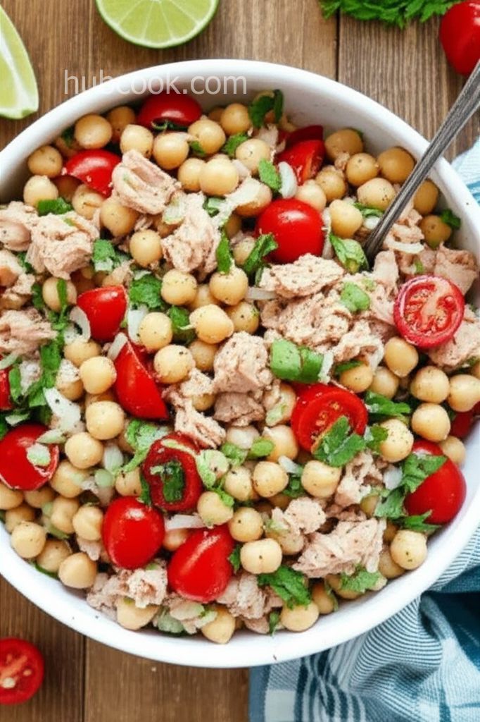 Chickpea Tuna Salad