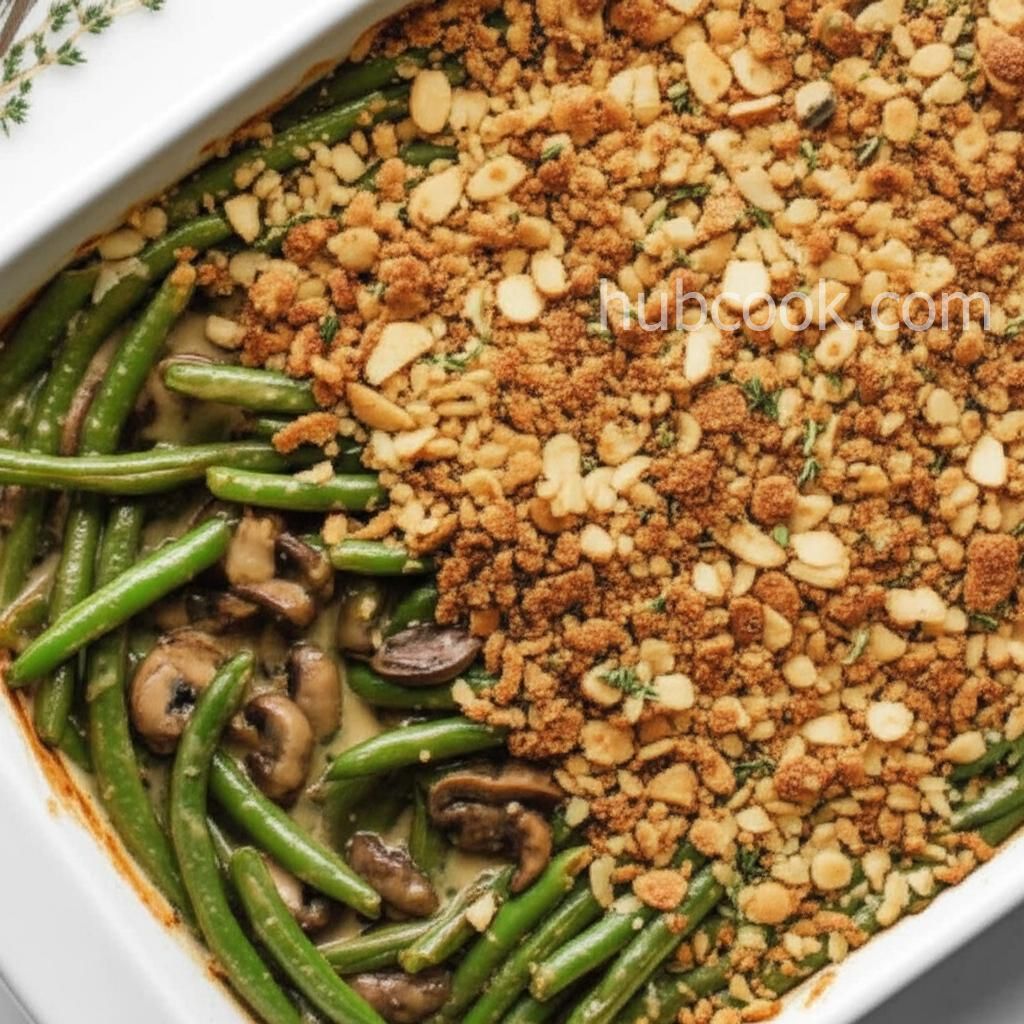 Healthier Homemade Green Bean Casserole
