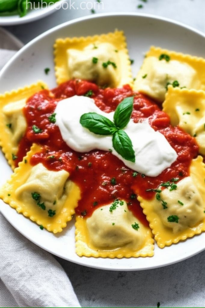 Homemade Four Cheese Ravioli