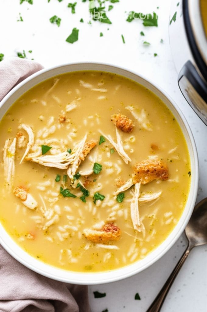 Instant Pot Chicken and Rice Stracciatella