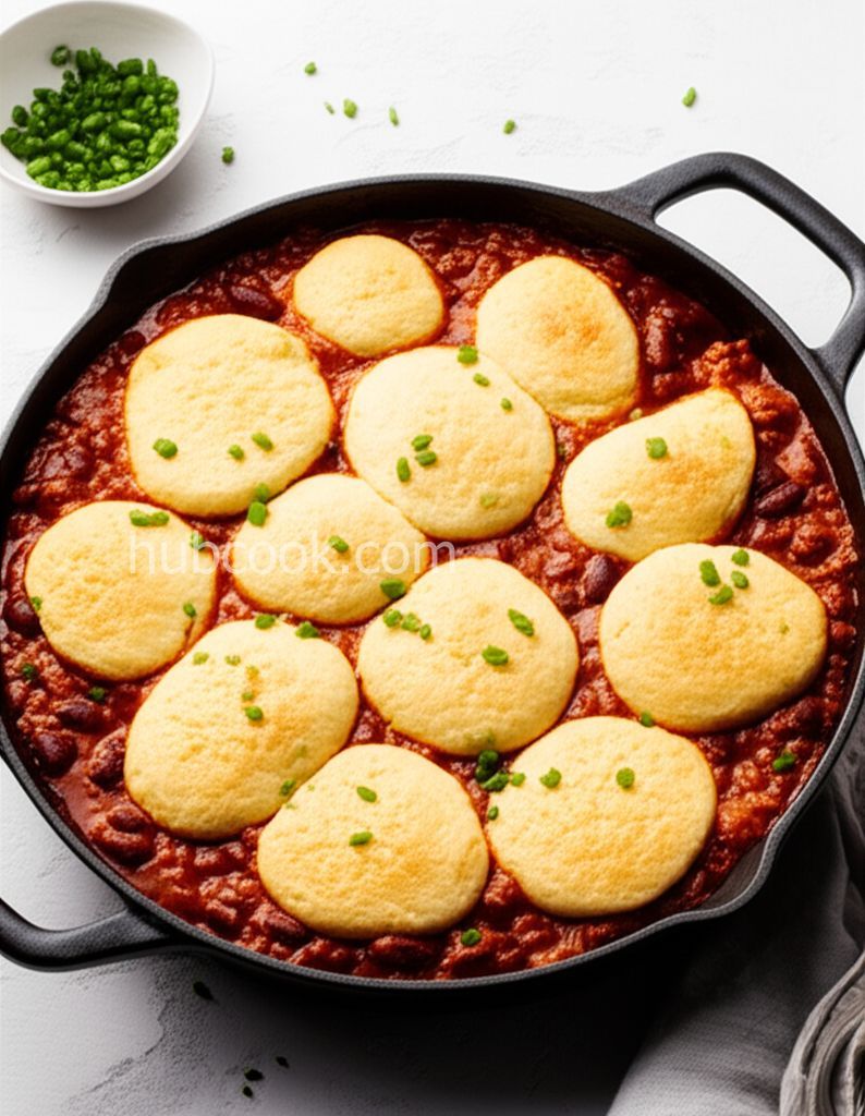 One-Skillet Hearty Chili and Cornbread