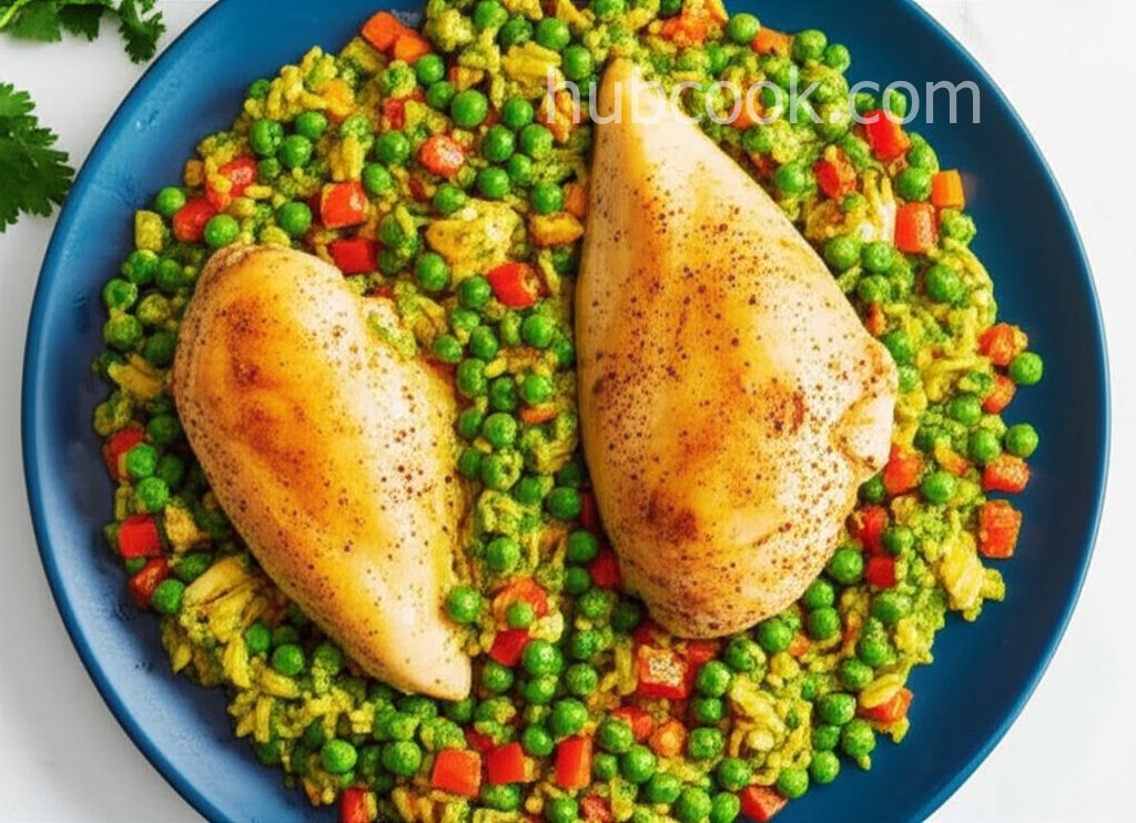 Peruvian Arroz con Pollo (Peruvian Rice and Chicken)