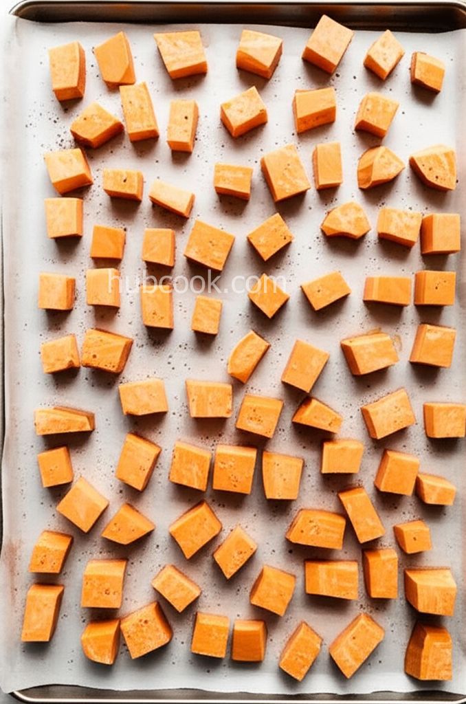 Roasted Sweet Potato Mango Salad