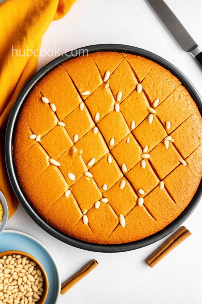 Sfouf (Lebanese Turmeric Cake)