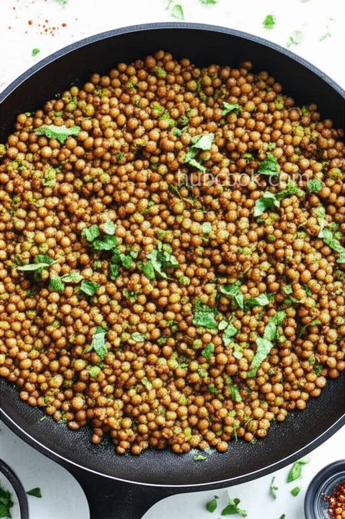 Skillet-Popped Lentils with Parsley