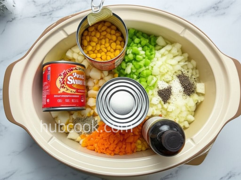 Slow Cooker Potato Corn Chowder