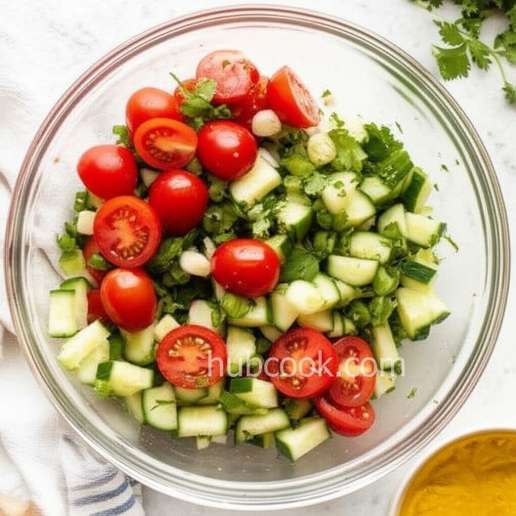 Tomato Cucumber Kachumbar
