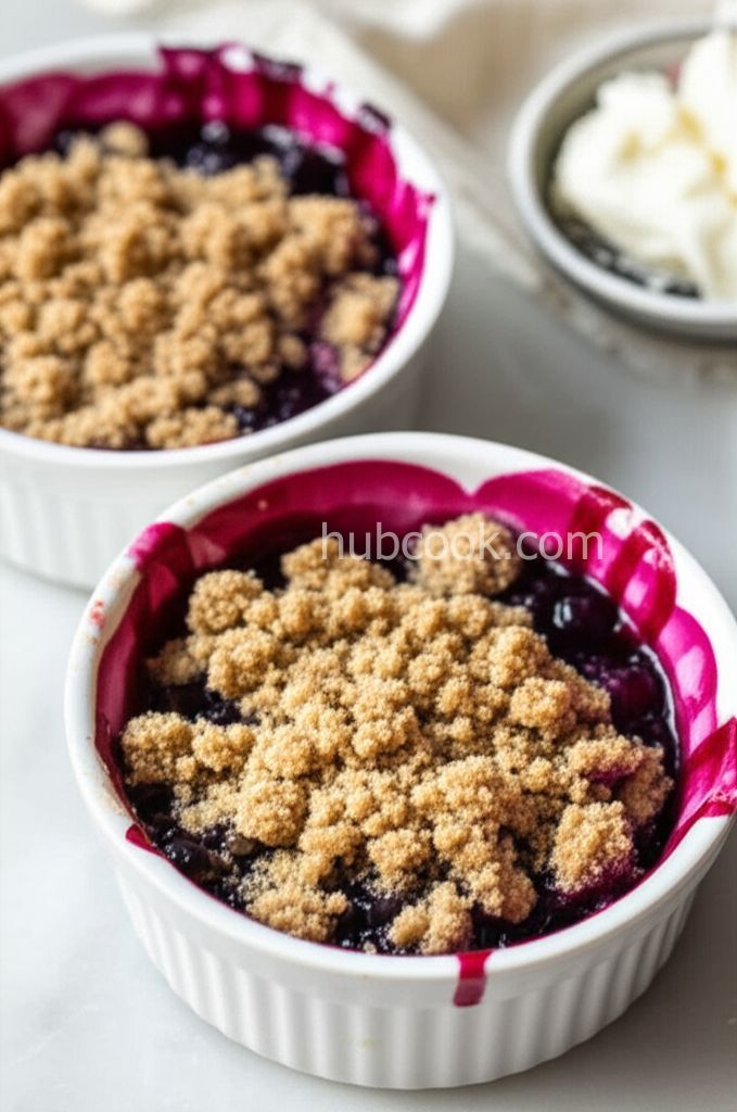Air Fryer Blueberry Crisp