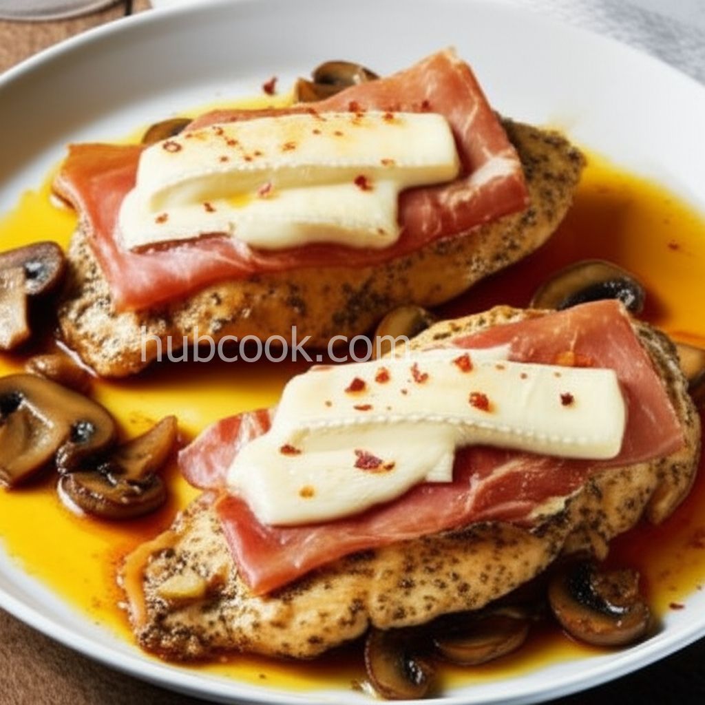 Baked Italian Chicken Breast with Brie