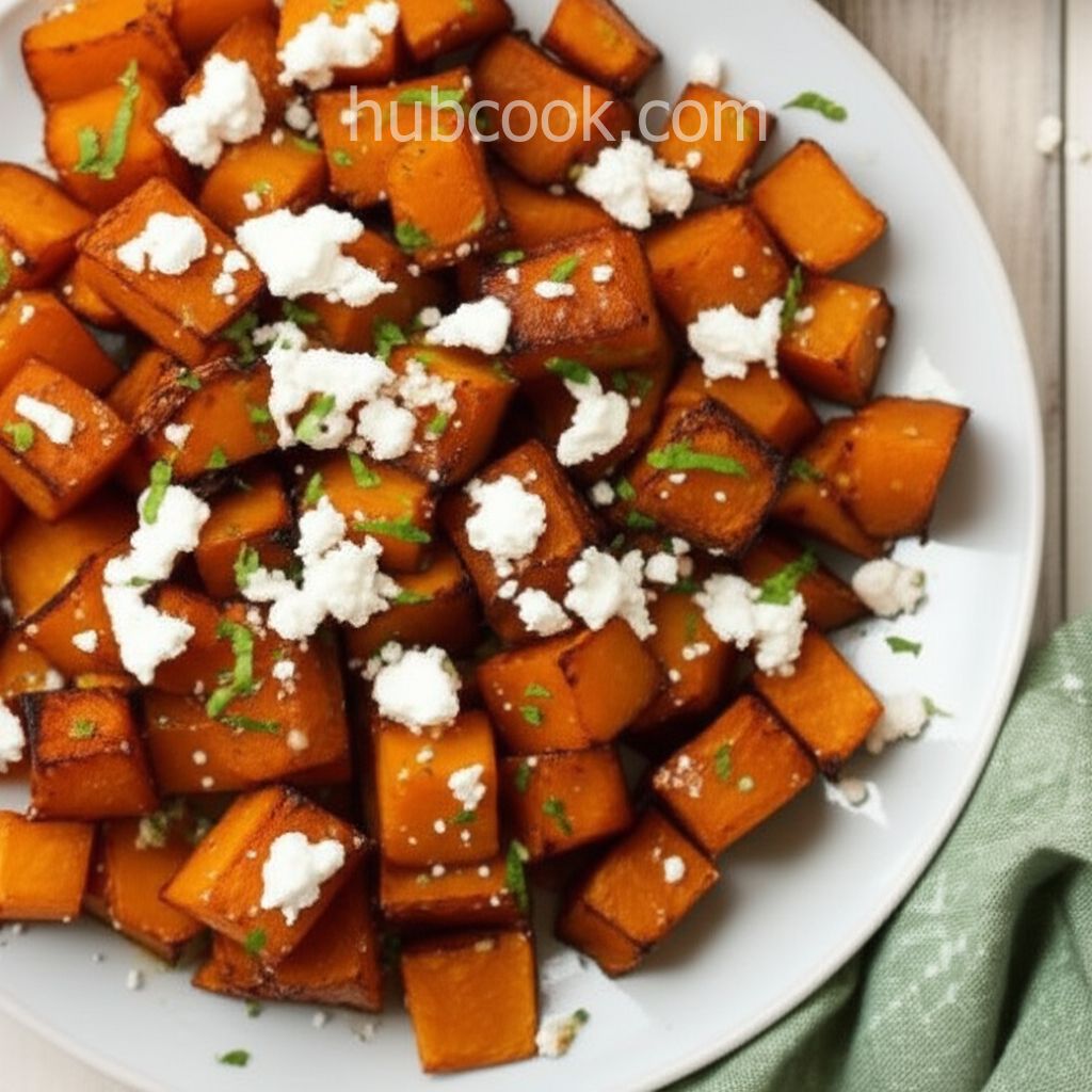 Balsamic-Roasted Pumpkin with Goat Cheese