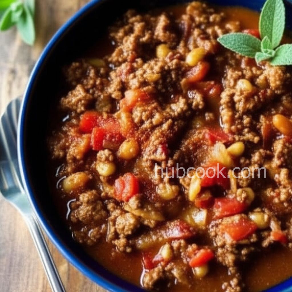 Bry's Chocolate Lamb Chili