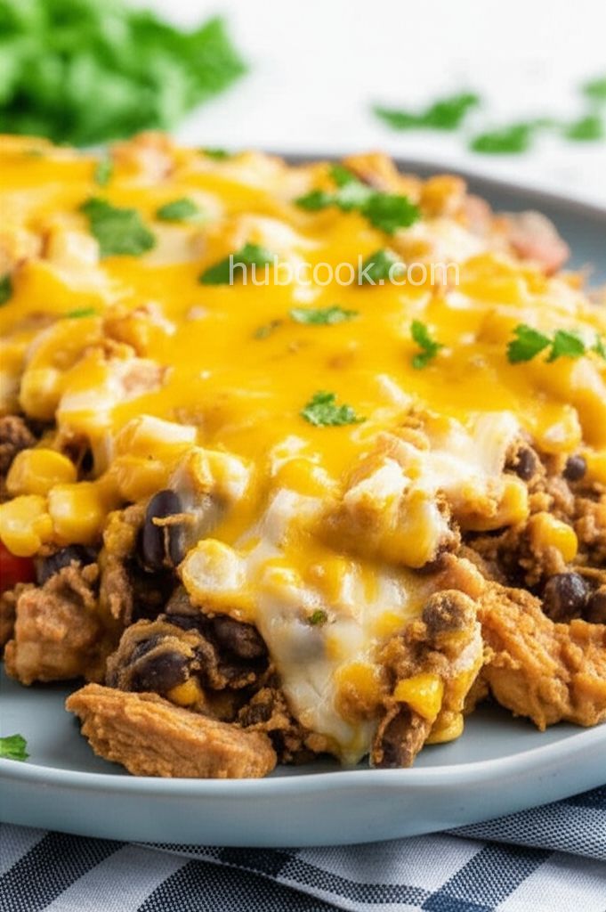 Chicken-Black Bean Casserole