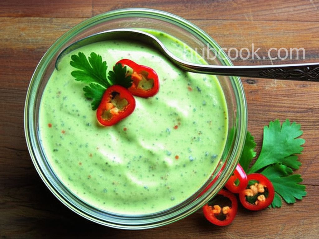 Cilantro Serrano Cream Sauce