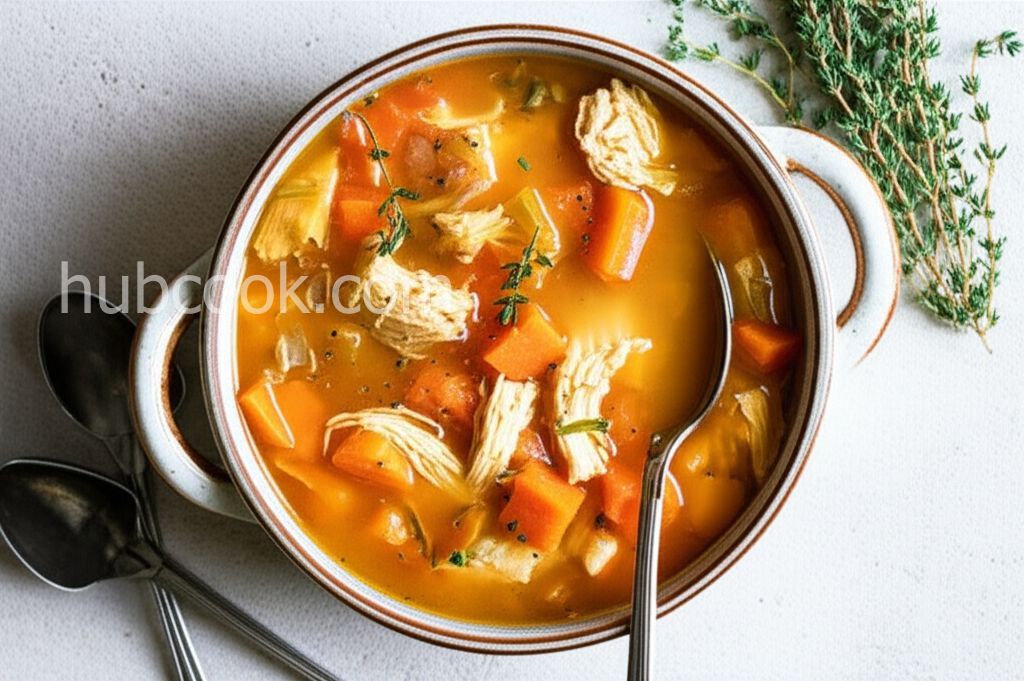 Cold Season Chicken and Sweet Potato Soup
