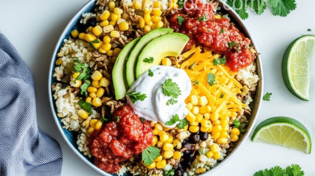 Copycat Cauliflower Rice Bowl with Cilantro